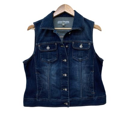 Dark denim y2k Waistcoat Vest