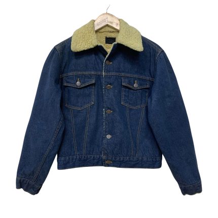 Denim sherpa jacket